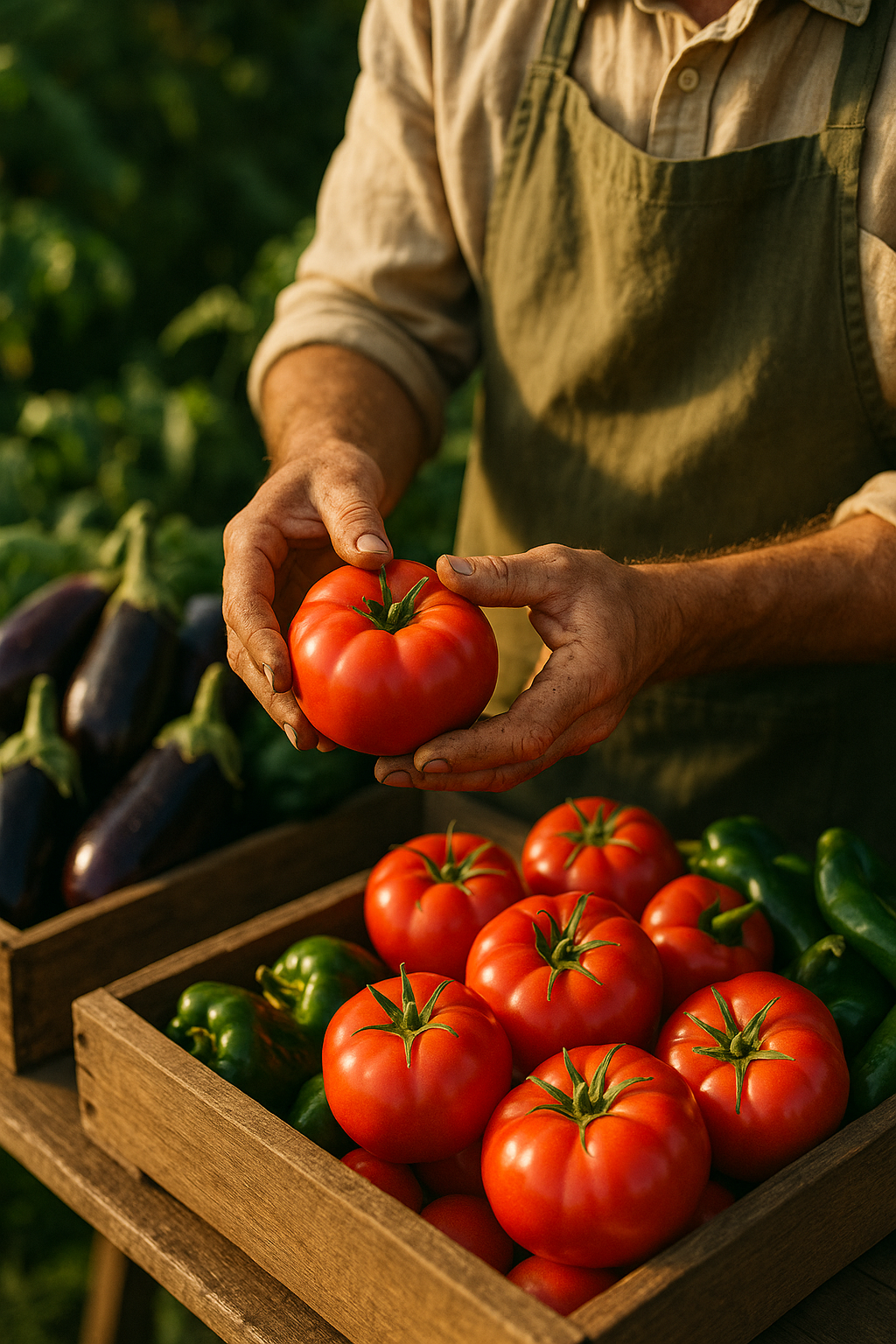 Légumes de qualité cultivés avec soin